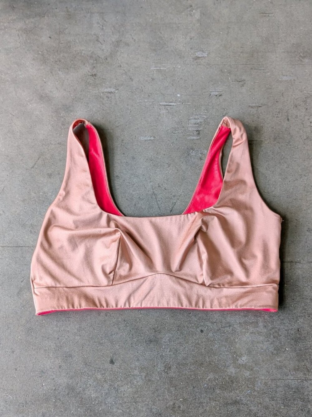 Yitty Headliner Shaping Midi Bralette Sports Bra in Brown Sugar size 2X